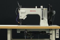 Máquina de coser industrial recta para trabajo extra pesado